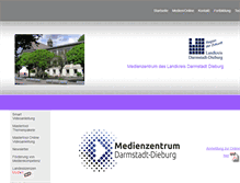 Tablet Screenshot of medienzentrum-dieburg.de